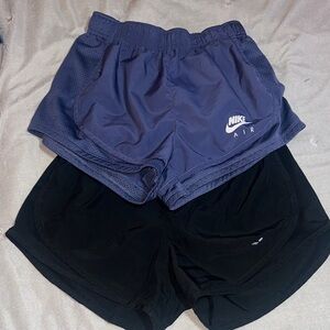 Nike Air & Nike Dri-Fit Running Shorts Bundle - Size XS - Blue & Black